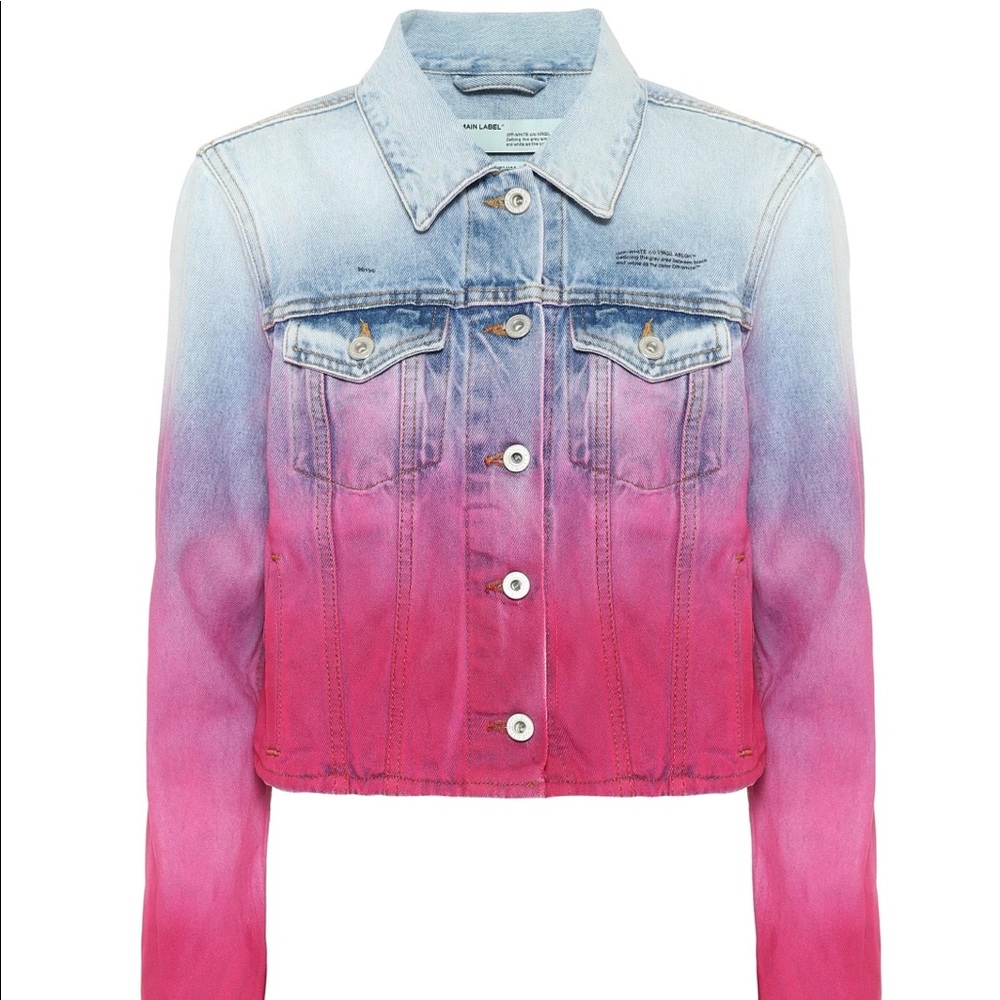 Off White c/o Virgil Abloh Ombré Denim Jacket